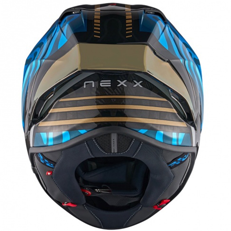 Integrálna prilba na motorku Nexx X.R3R Swirl tyrkysová