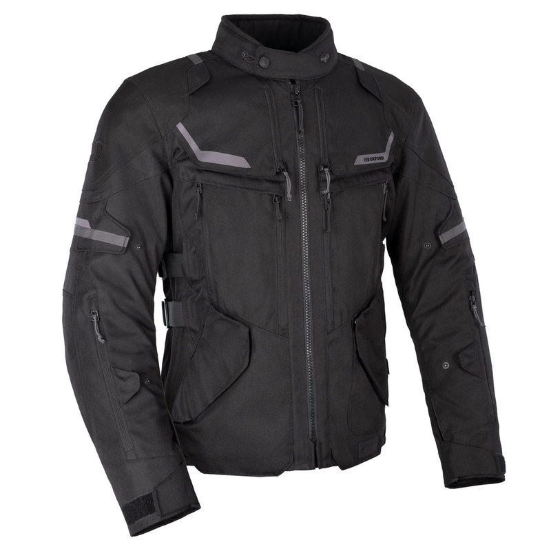 Bunda na motorku Oxford Advanced Rockland Dry2Dry čierna