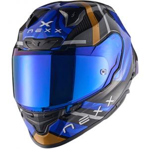 Integrálna prilba na motorku Nexx X.R3R Swirl tmavo modrá