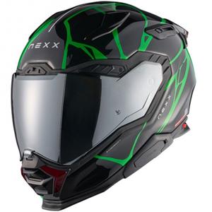Integrálna prilba na motorku Nexx X.WST3 B-Side čierno-zelená