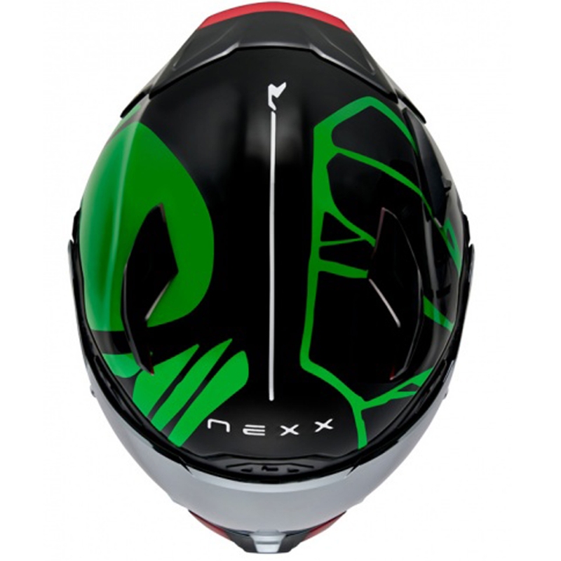 Integrálna prilba na motorku Nexx X.WST3 B-Side čierno-zelená