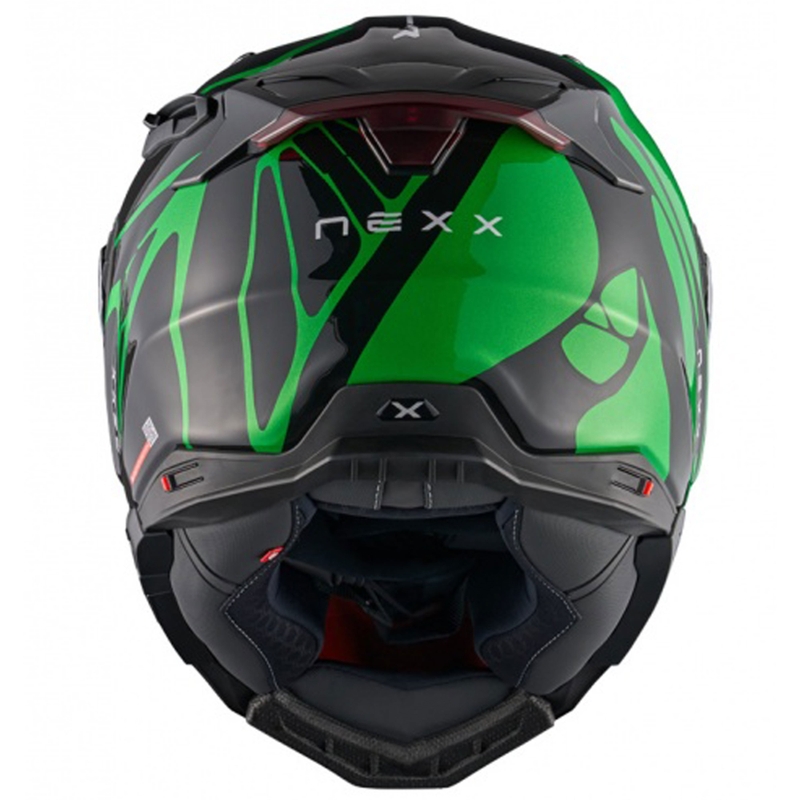 Integrálna prilba na motorku Nexx X.WST3 B-Side čierno-zelená