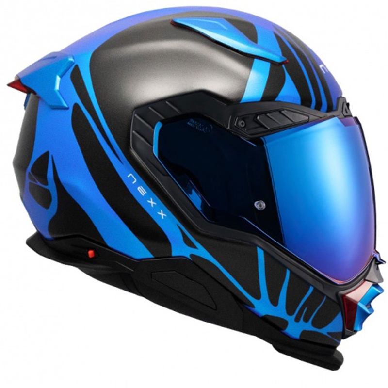 Integrálna prilba na motorku Nexx X.WST3 B-Side modro-čierna