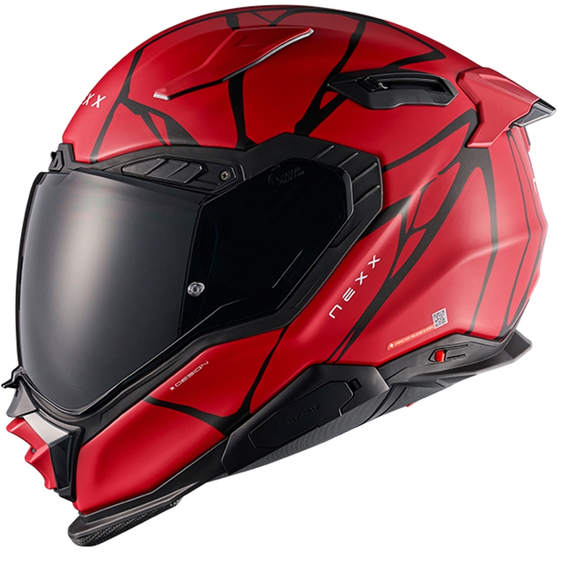 Integrálna prilba na motorku Nexx X.WST3 B-Side červeno-čierna