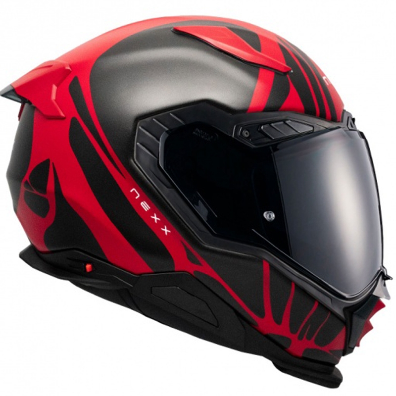 Integrálna prilba na motorku Nexx X.WST3 B-Side červeno-čierna