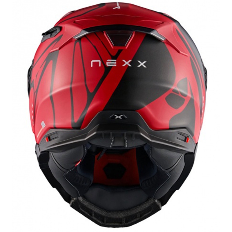Integrálna prilba na motorku Nexx X.WST3 B-Side červeno-čierna