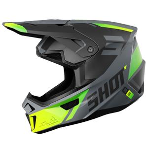 Motokrosová prilba Shot Lite Ultra matná fluo žltá