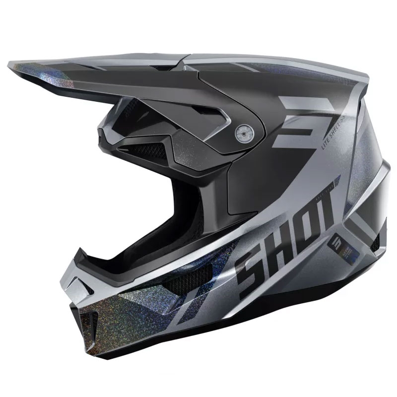 Motokrosová prilba Shot Lite Ultra matná holografická