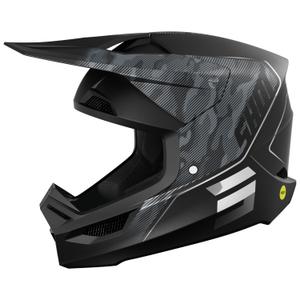 Motokrosová prilba Shot Camo Tactic matná čierno-sivá