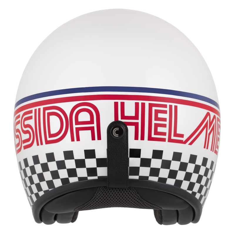 Otvorená helma na motorku Cassida Oxygen 2.0 Rondo perleťová bielo-červeno-modro-čierna