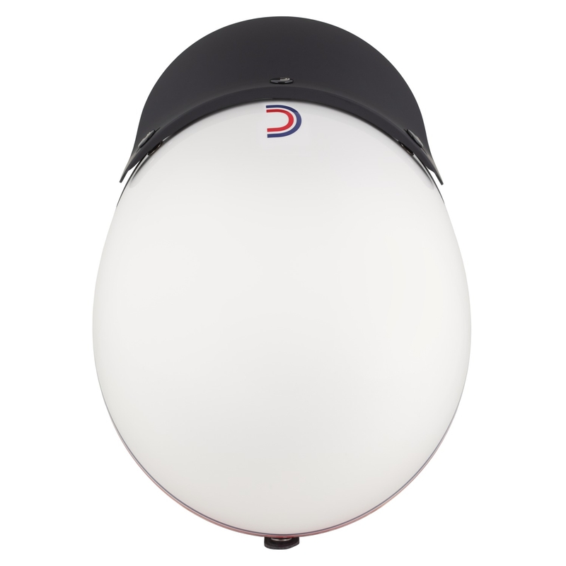 Otvorená helma na motorku Cassida Oxygen 2.0 Rondo perleťová bielo-červeno-modro-čierna