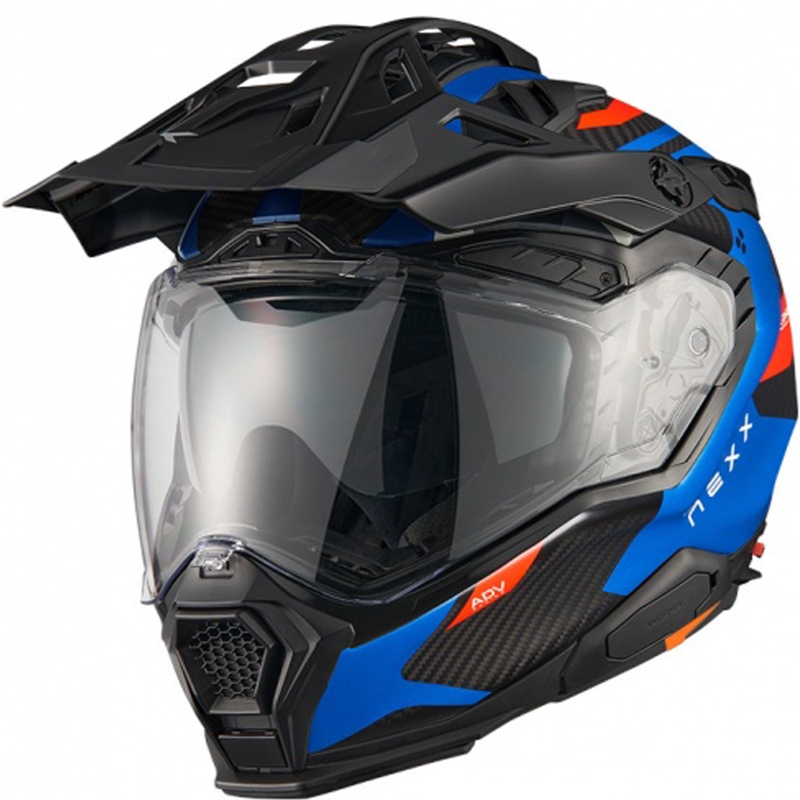 Enduro prilba Nexx X.WED3 Keyo modro-červená výpredaj