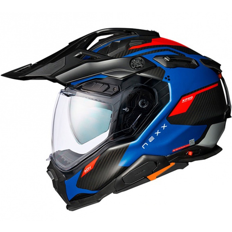 Enduro prilba Nexx X.WED3 Keyo modro-červená výpredaj