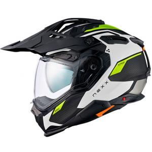 Enduro prilba Nexx X.WED3 Keyo bielo-fluorescenčno zelená