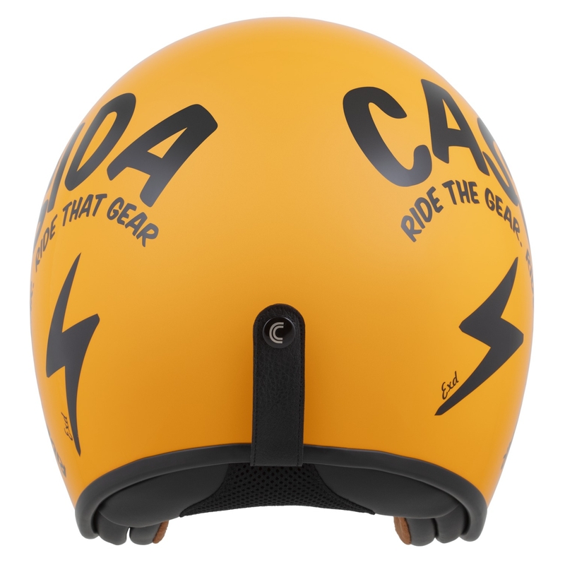 Otvorená prilba na motorku Cassida Oxygen 2.0 Gear žlto-čierna