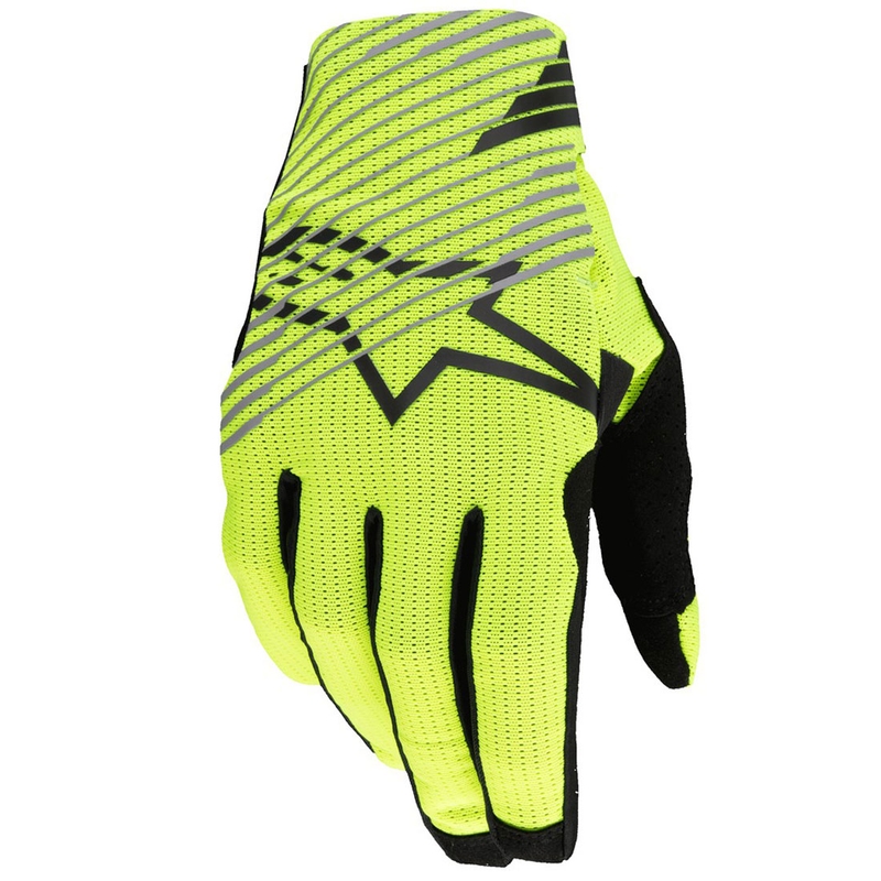 Motokrosové rukavice Alpinestars Radar Pro fluorescenčno žlté