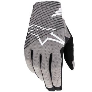 Motokrosové rukavice Alpinestars Radar Pro čierno-šedé