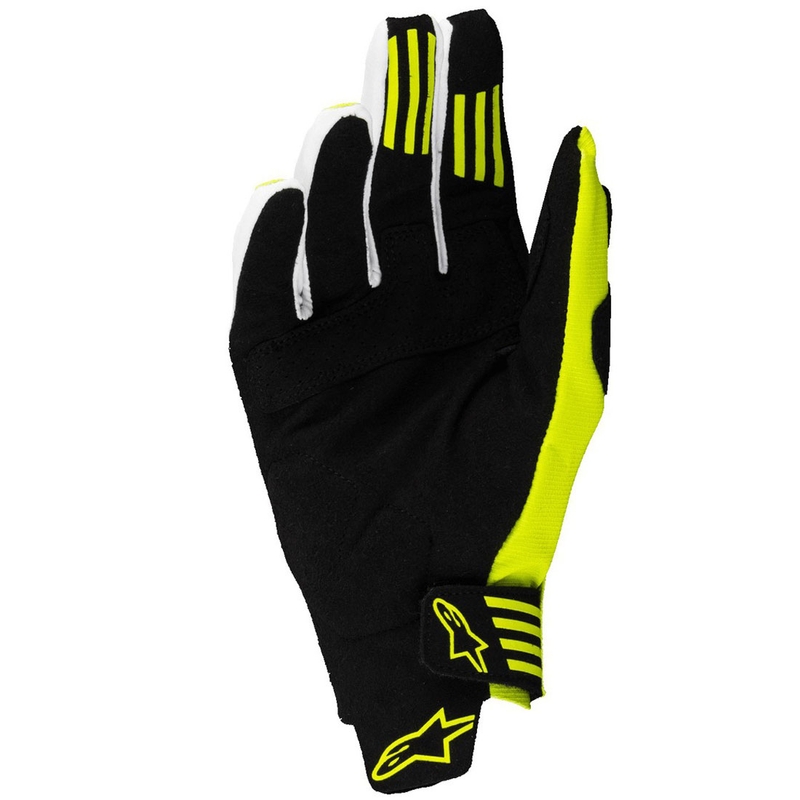 Motokrosové rukavice Alpinestars Techstar čierno-fluorescenčno žlté