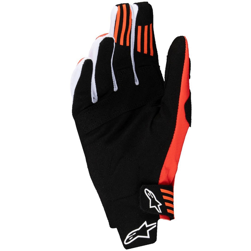Motokrosové rukavice Alpinestars Techstar čierno-oranžové