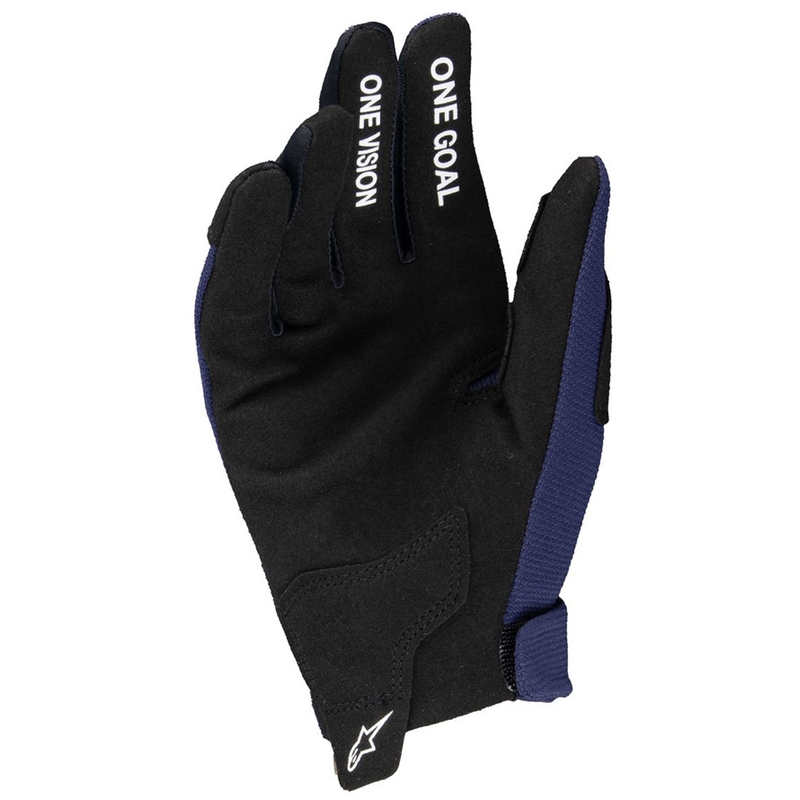 Detské rukavice na motorku Alpinestars Radar modro-biele
