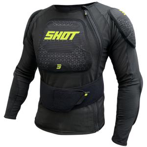 Chránič tela Shot Airlight čierno-fluo žltý