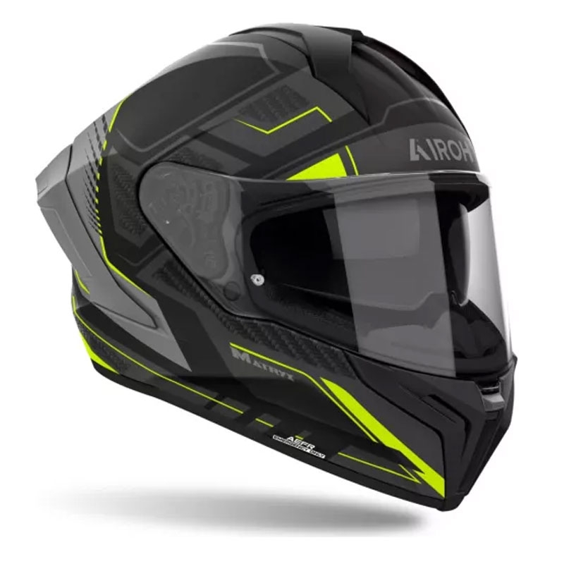 Integrálna helma na motorku Airoh MATRYX Rocket matná žltá