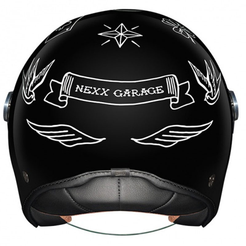 Otvorená helma Nexx X.G30 Tattoo čierno-biela výpredaj