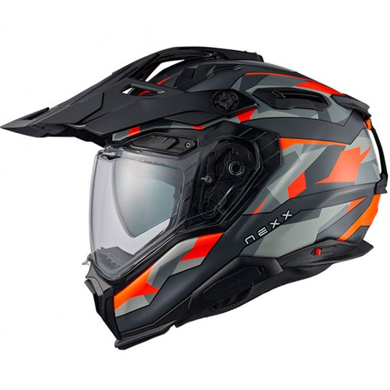 Enduro helma Nexx X.WED3 Trailmania oranžovo-šedá výpredaj