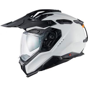 Enduro helma Nexx X.WED3 Plain perleťovo biela