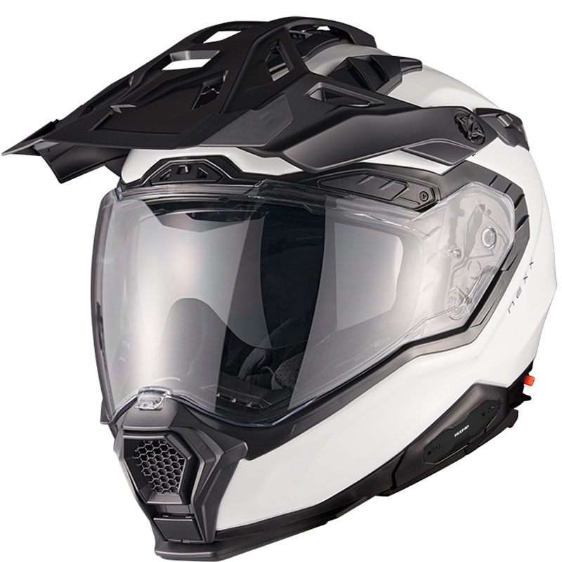 Enduro helma Nexx X.WED3 Plain perleťovo biela výpredaj
