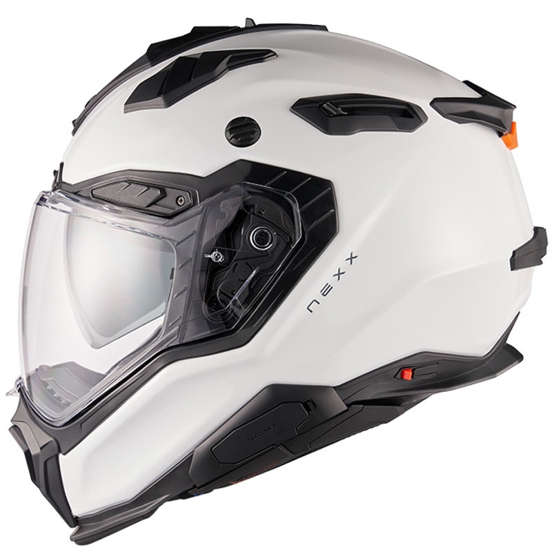 Enduro helma Nexx X.WED3 Plain perleťovo biela výpredaj