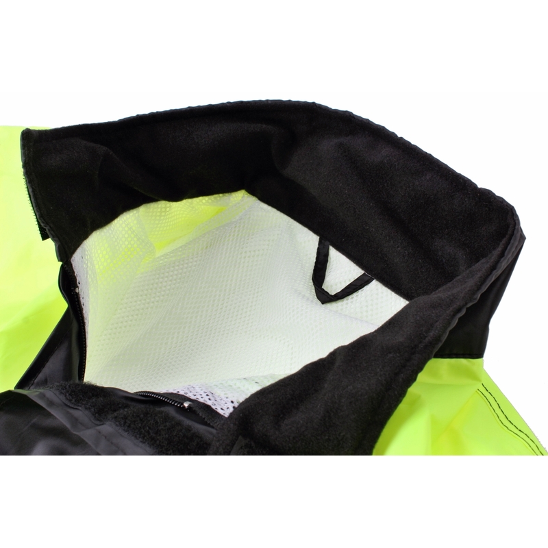 Kombinéza do dažďa Motozem čierno-fluo žltá vypredaj výpredaj