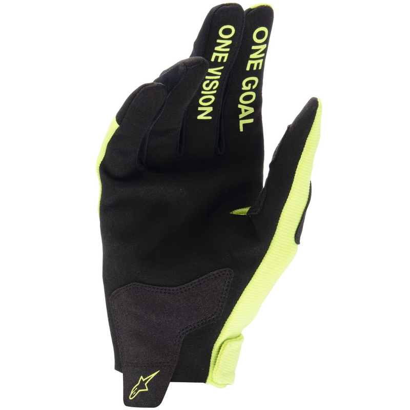 Detské motokrosové rukavice Alpinestars Radar fluo yellow-black
