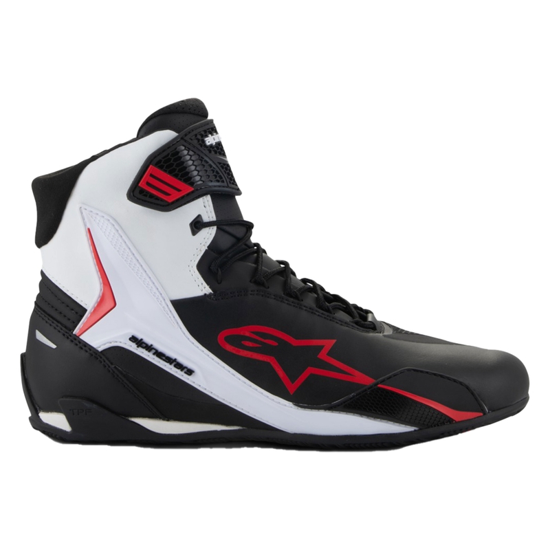 Topánky na motorku Alpinestars Faster-4 čierno-bielo-červené