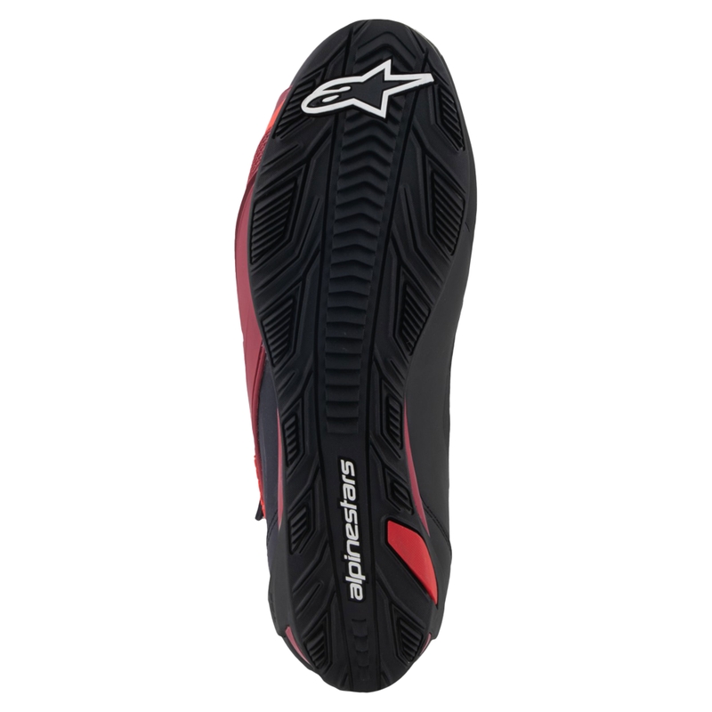 Topánky na motorku Alpinestars Faster-4 čierno-bielo-tmavo červené