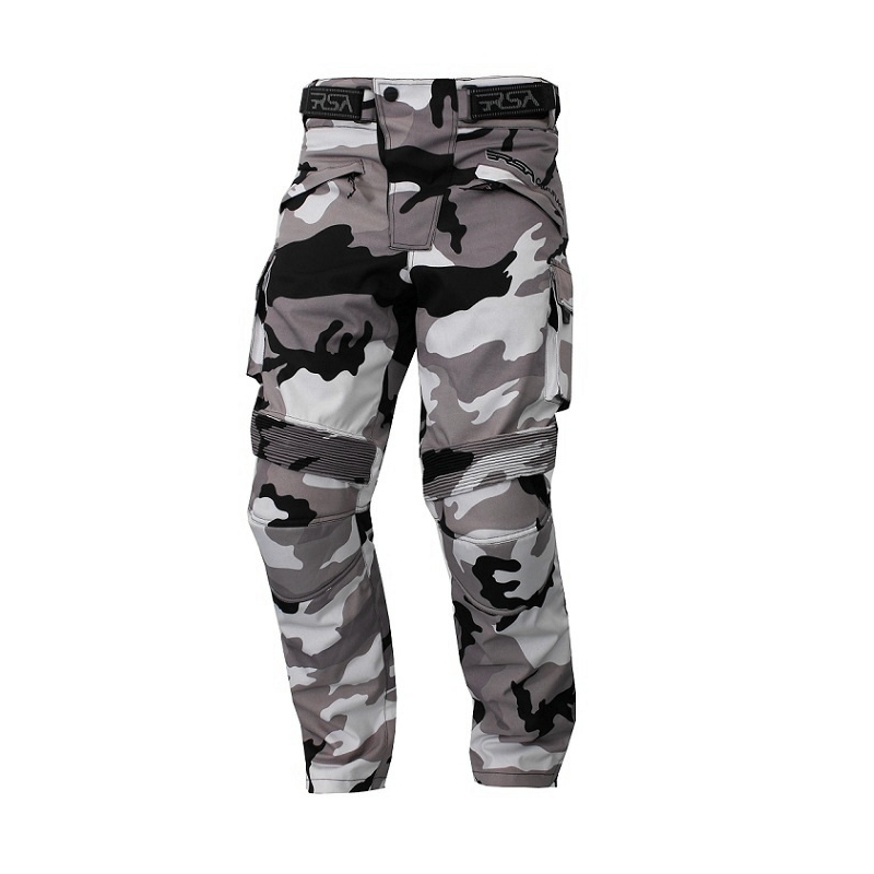 Moto nohavice RSA Camuflage šedé vypredaj výpredaj