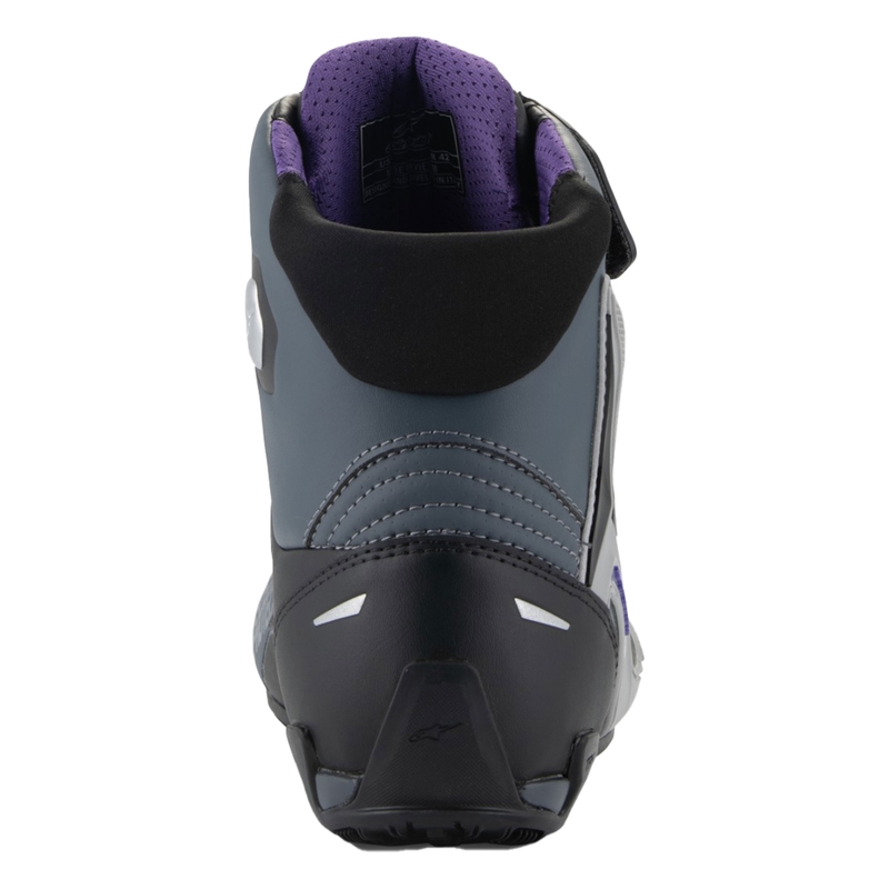 Dámske topánky na motorku Alpinestars Stella Faster-4 čierno-šedo-fialové