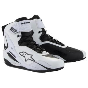 Dámske topánky na motorku Alpinestars Stella Faster-4 bielo-čierne