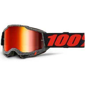 Detské motokrosové okuliare 100% - USA ACCURI 2 Huaraki červené plexi