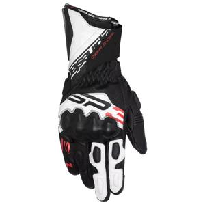 Rukavice na motorku Alpinestars SP-3 čierno-bielo-fluo červené