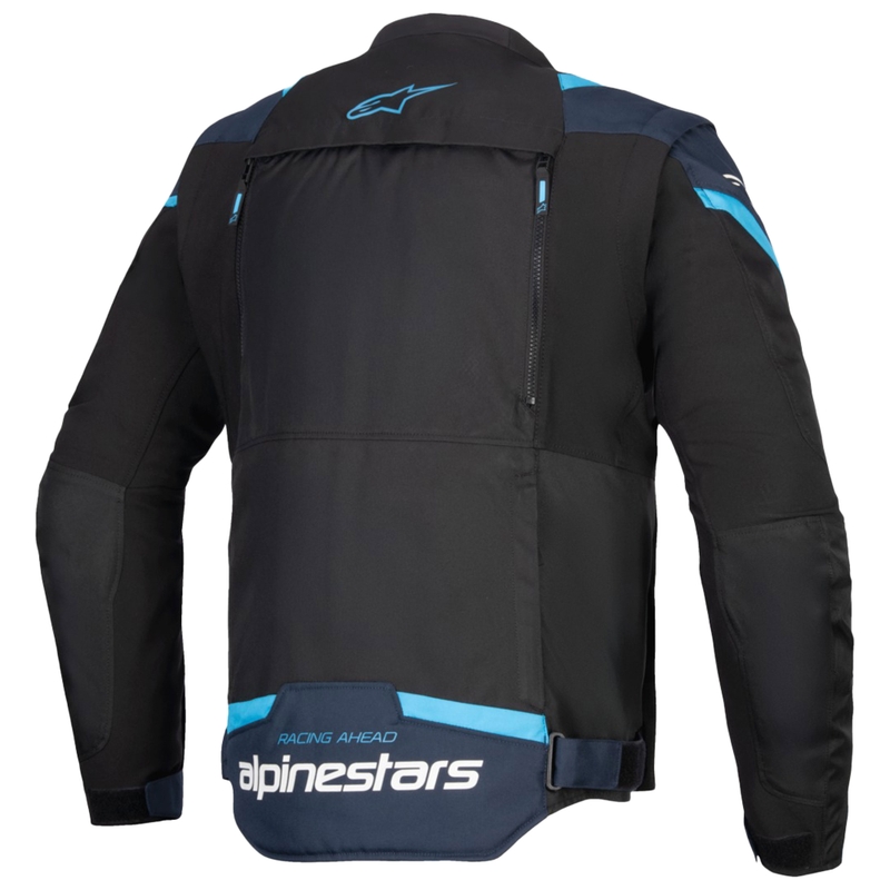 Bunda na motorku Alpinestars T-Stunt Air čierno-modro-svetlo modrá
