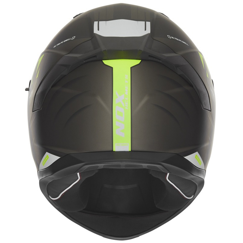 Integrálna prilba na motocykel NOX N401 Crower matná čierno-fluorescenčno žltá