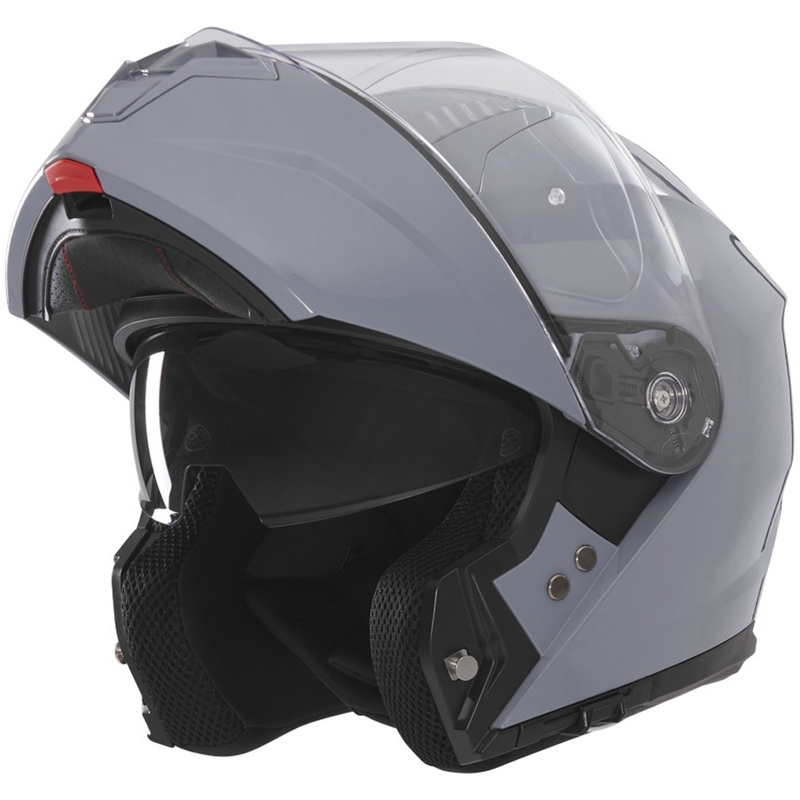 Odklápacia prilba na motocykel NOX N968 sivá