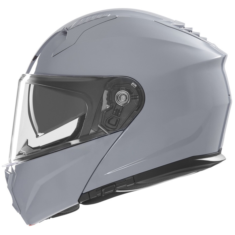 Odklápacia prilba na motocykel NOX N968 sivá