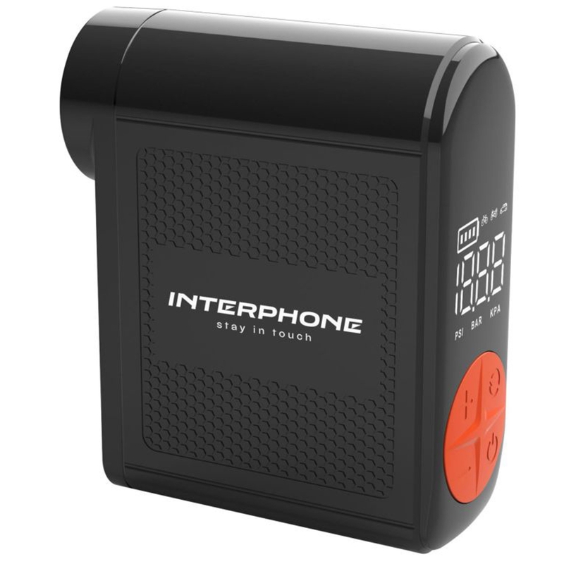 Mini AKU kompresor Interphone čierny
