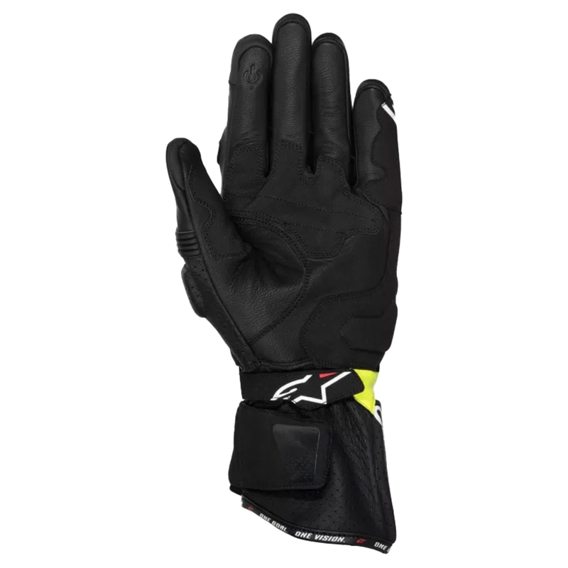 Rukavice na motorku Alpinestars SP-3 čierno-fluo žlto-biele