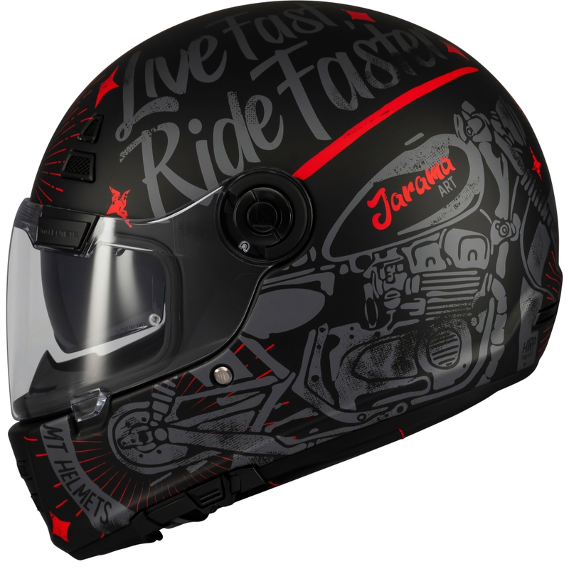 Integrálna prilba na motorku MT Jarama SV Art matná čierna