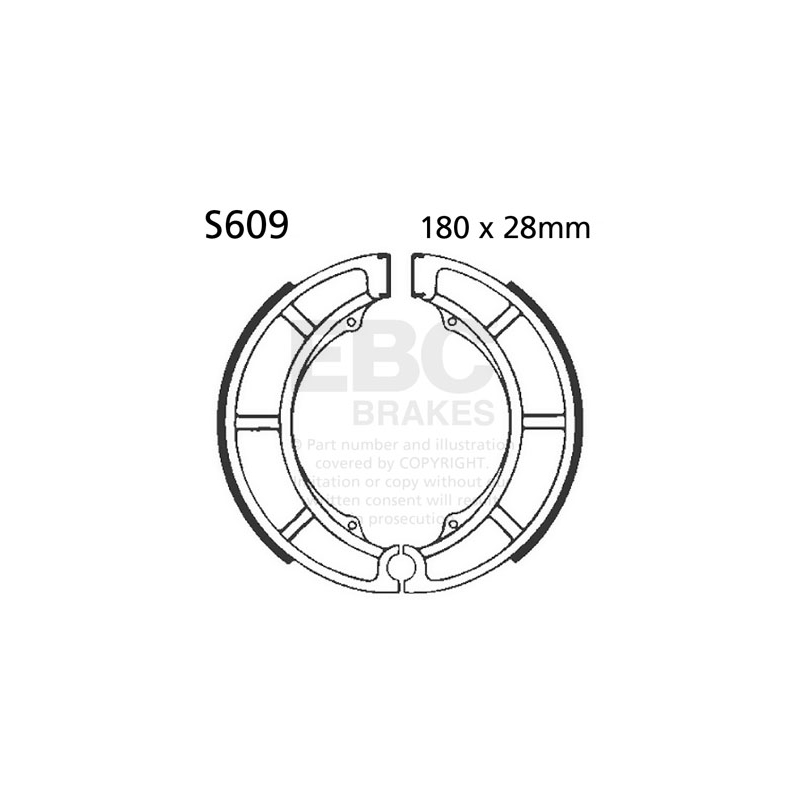 Brzdové čeľuste -sada EBC