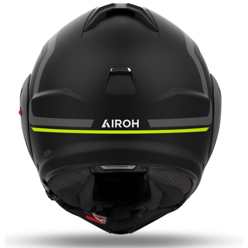 Preklápacia helma na motorku Airoh Mathisse 2 Genius matná žltá