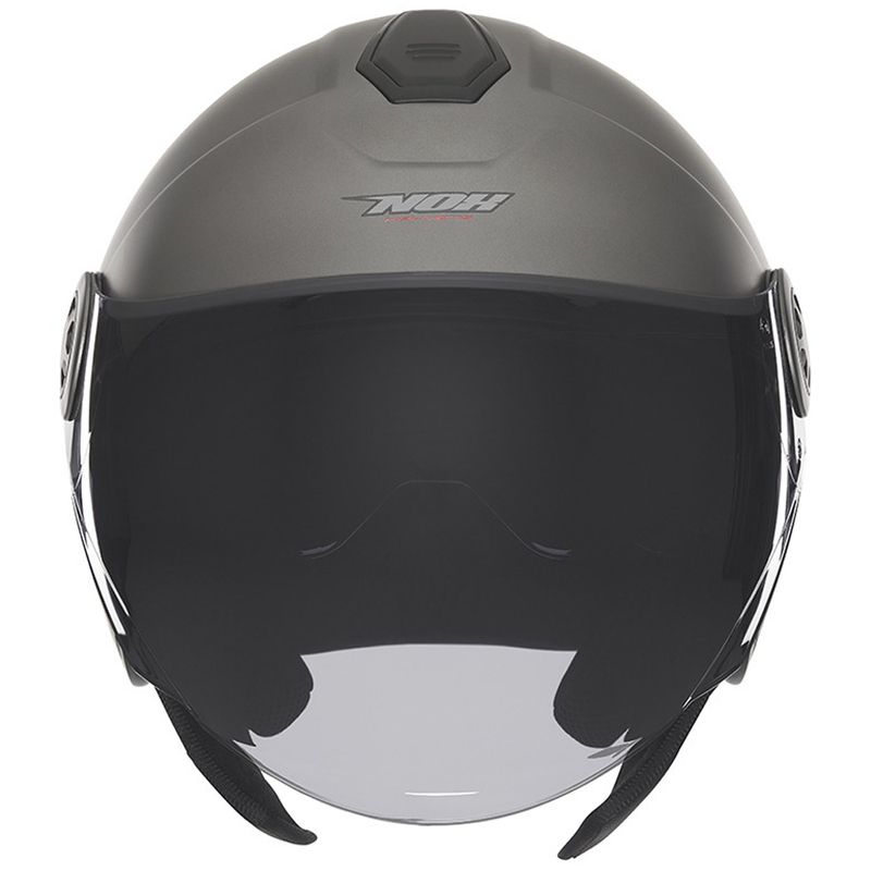 Otvorená prilba na motocykel NOX N182 matná titánová